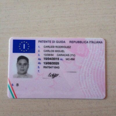 Italy driver's licence