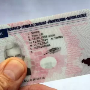 Belgium driver's licence