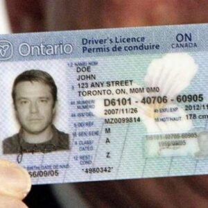 Canada driver's licence