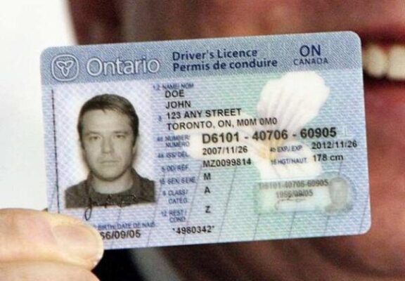 Canada driver's licence